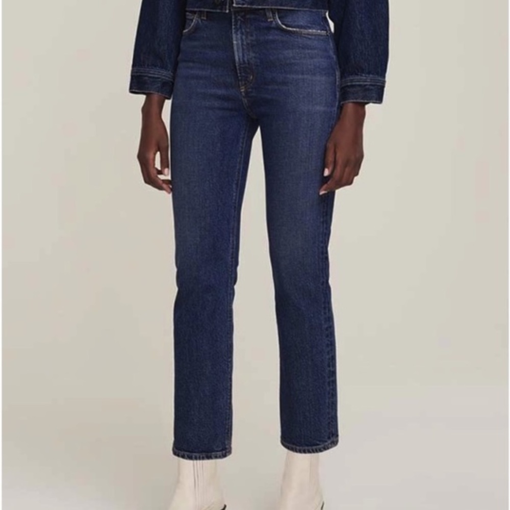 AGOLDE  'Wilder' Mid-Rise, Straight Leg Jeans, Hype, 29